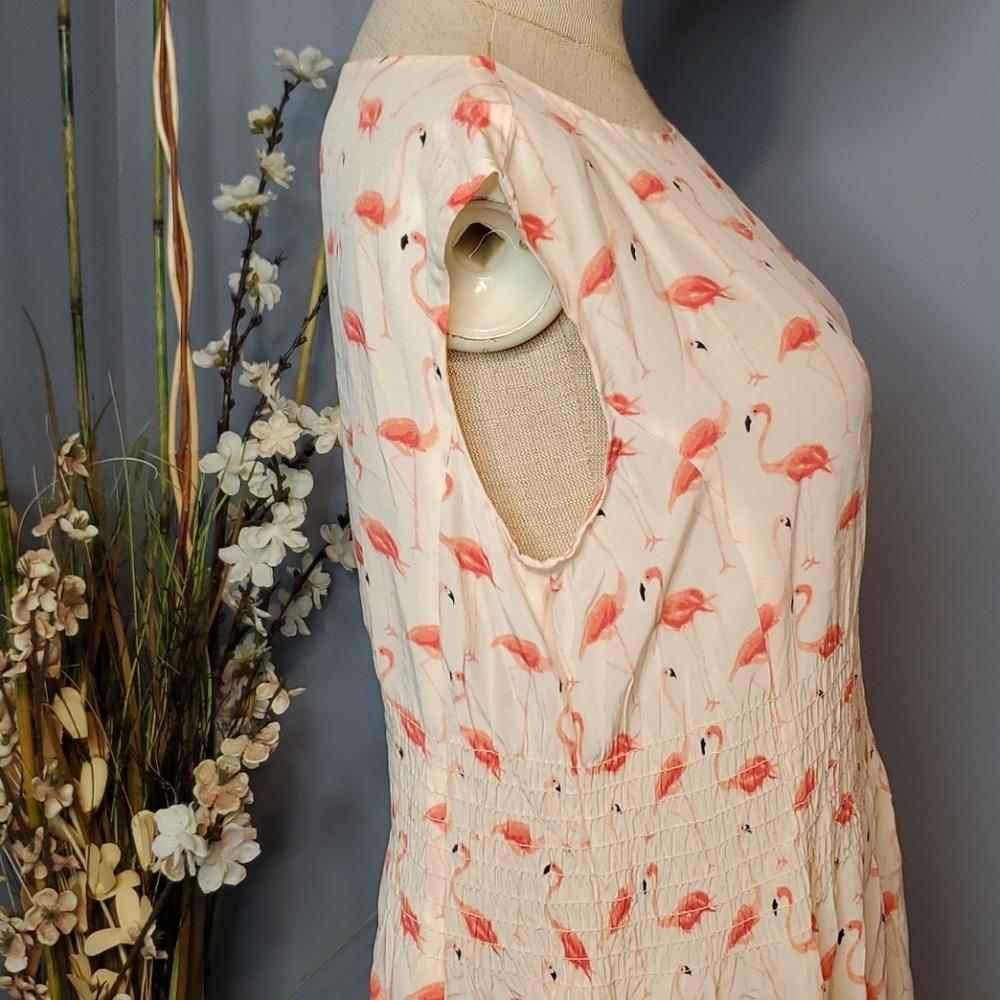 Kate Spade Flamingo Dress with pockets Size 2 - Picture 13 of 16